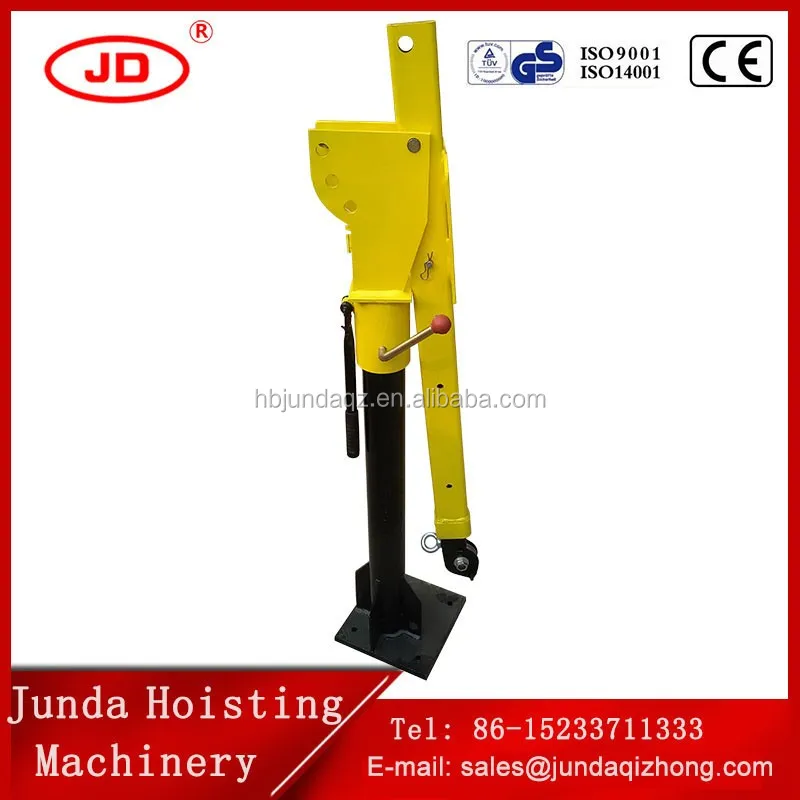 500kg 1000kg 12V / 24V DC portable small electric hoist hydraulic winch truck crane