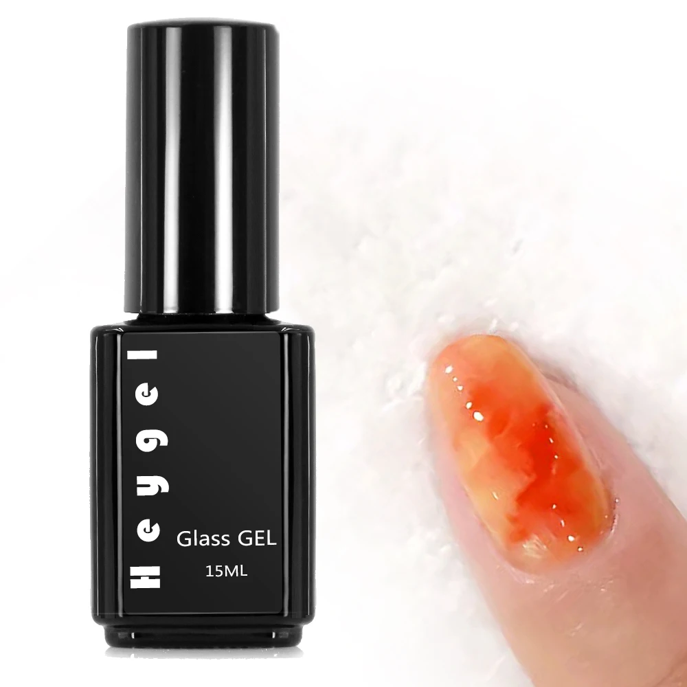 OEM Soak Off UV/LED Stained Glass Gel nail polish for nail design