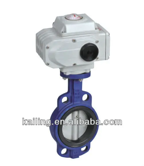 Electric actuator butterfly valve