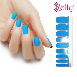 Wholesale 100%  Matte Nail Polish Patch 2D French Full Cover Nail Sticker Nail Wraps