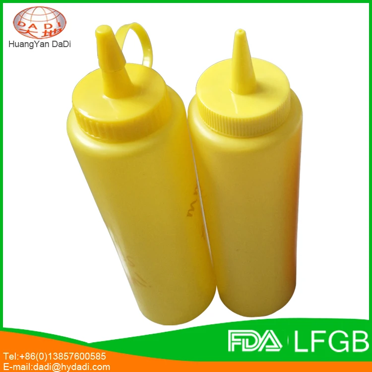 Best selling BPA free squeezable plastic ketchup bottle with low price