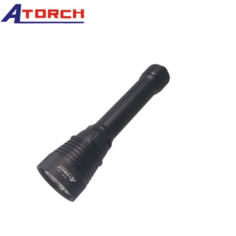 
Diving Flashlight Waterproof 100M flashlight with 26650 Li-ion battery 
