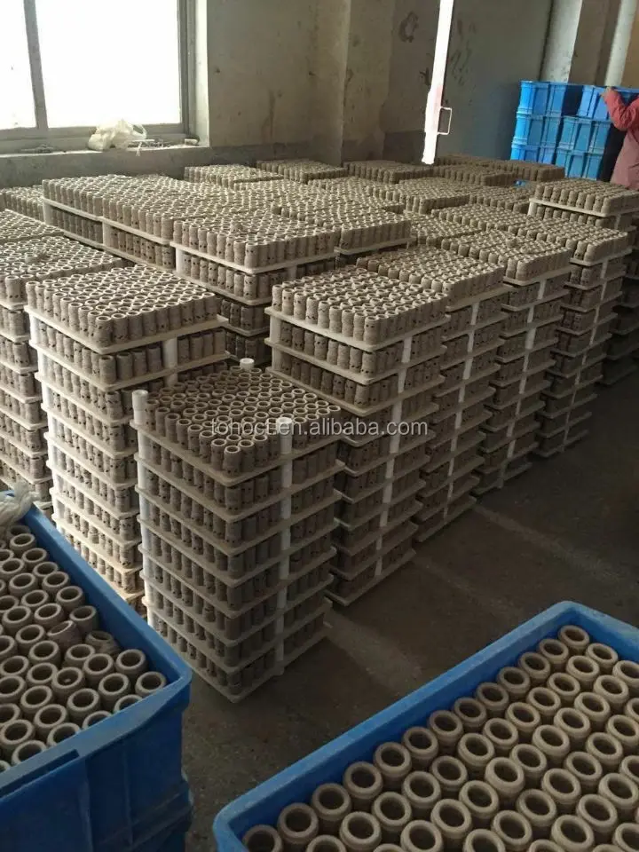 Welding Brown/Yellow/White Cordierite ceramic ferrule for welding stud