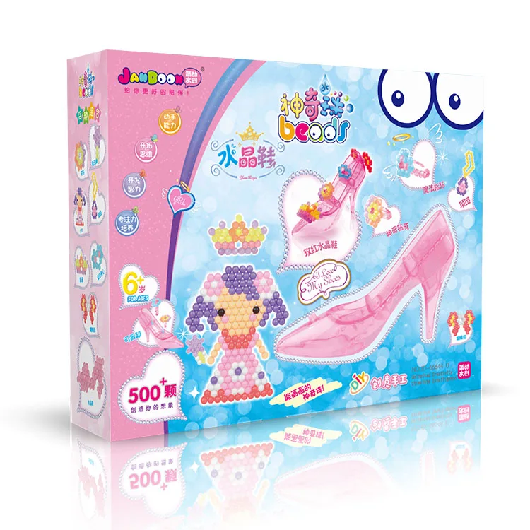 
Jandoon pop beads popular with girls high heeled shoes spray water fuse beads 