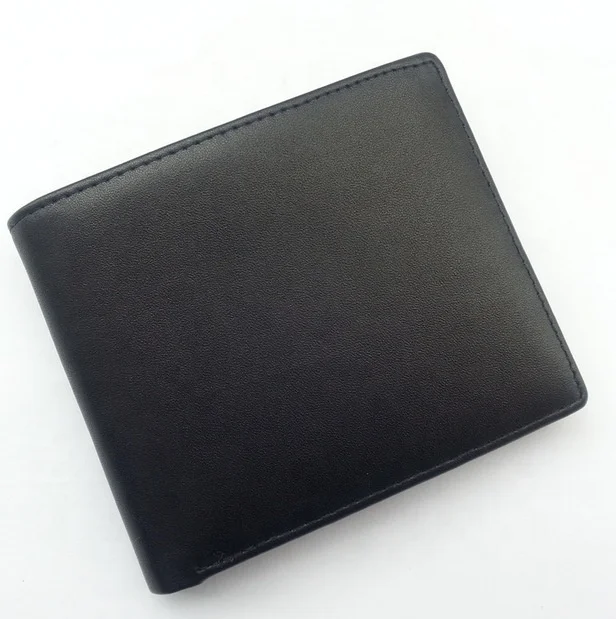 RFID Proof Wallet Men Genuine Leather RFID Blocking Bifold Stylish Wallet with ID Window