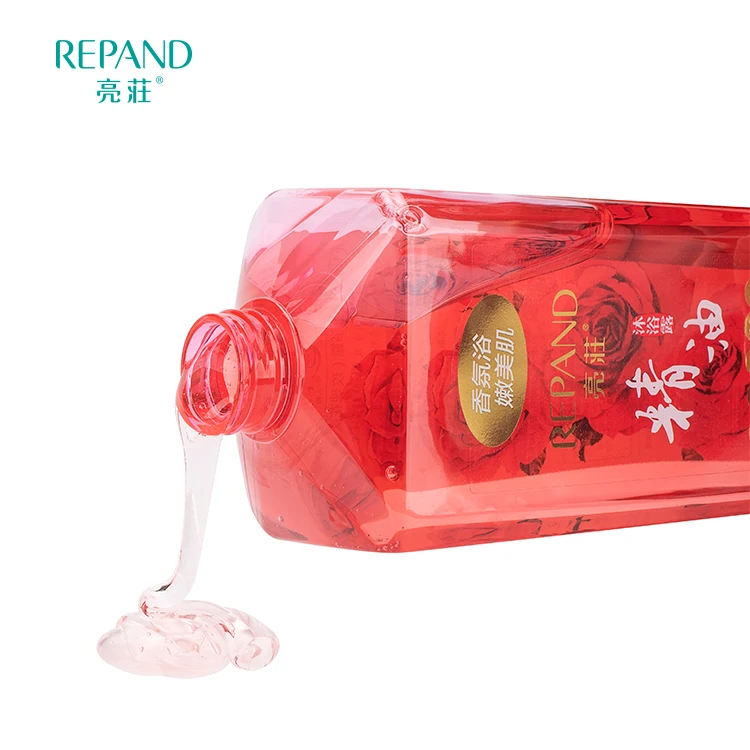 
1KG Rose Essential Oil Body Wash And Bath Gel OEM Support Custom Shower Gel With 4 Years Validity Period 