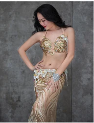 Костюм для танца живота QC3055 Wuchieal с блестками