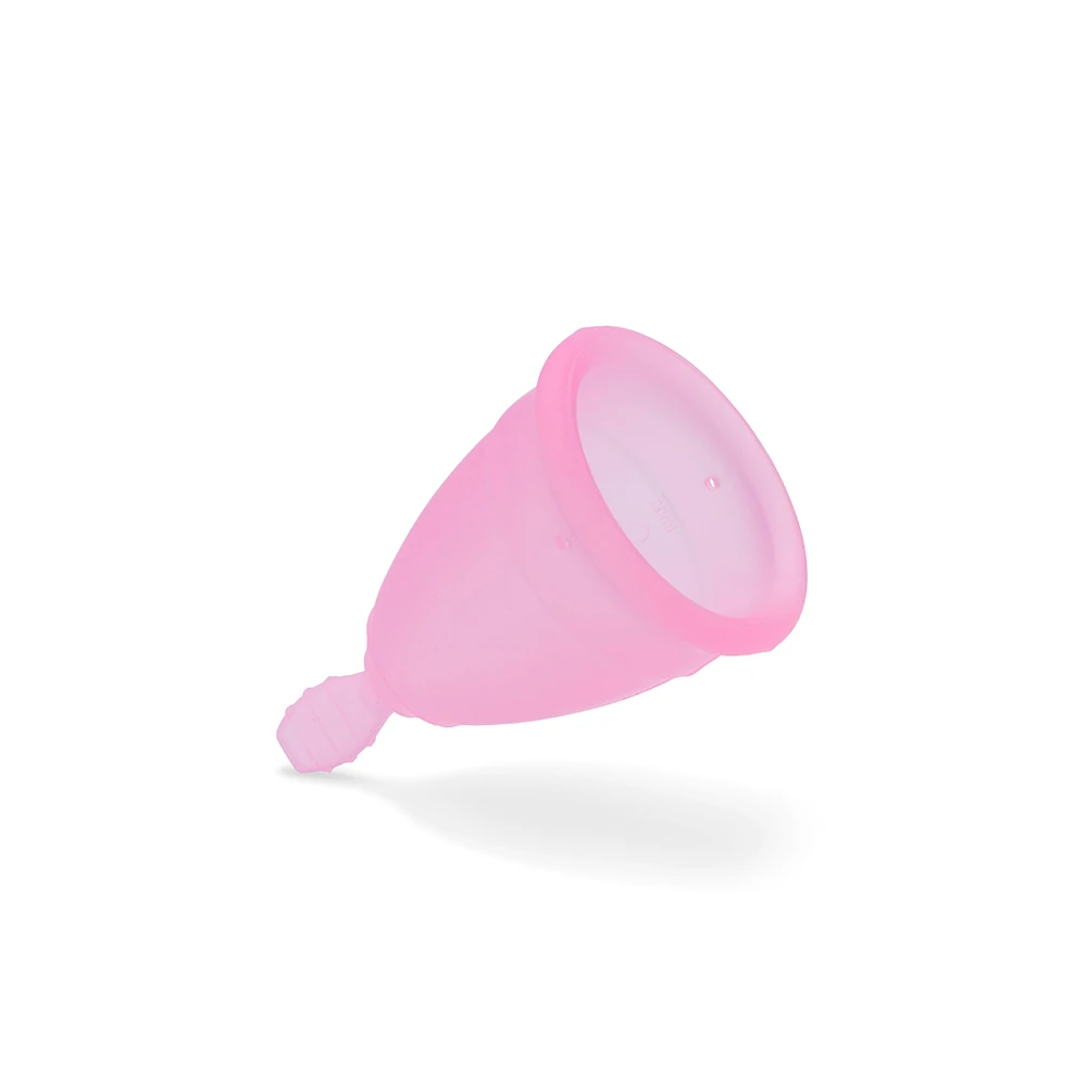 
Customized size colored silicone lady reusable menstrual cup 