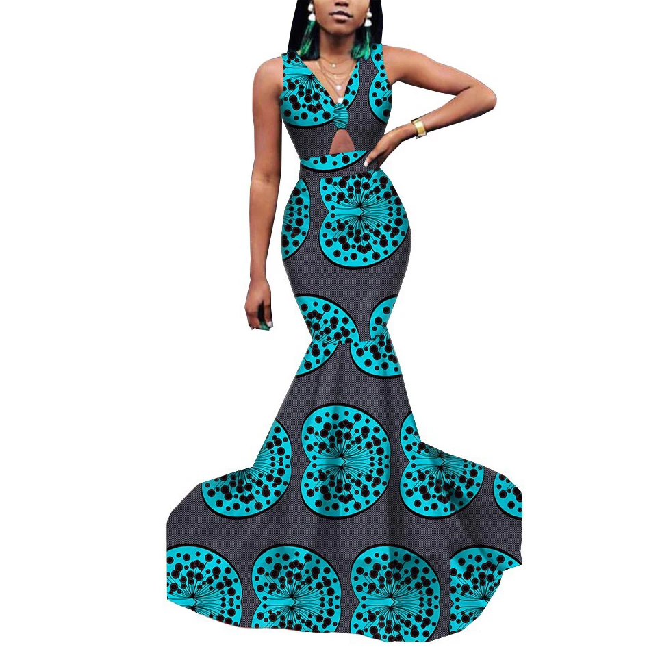 Африканская Летняя женская одежда, вечернее платье на заказ