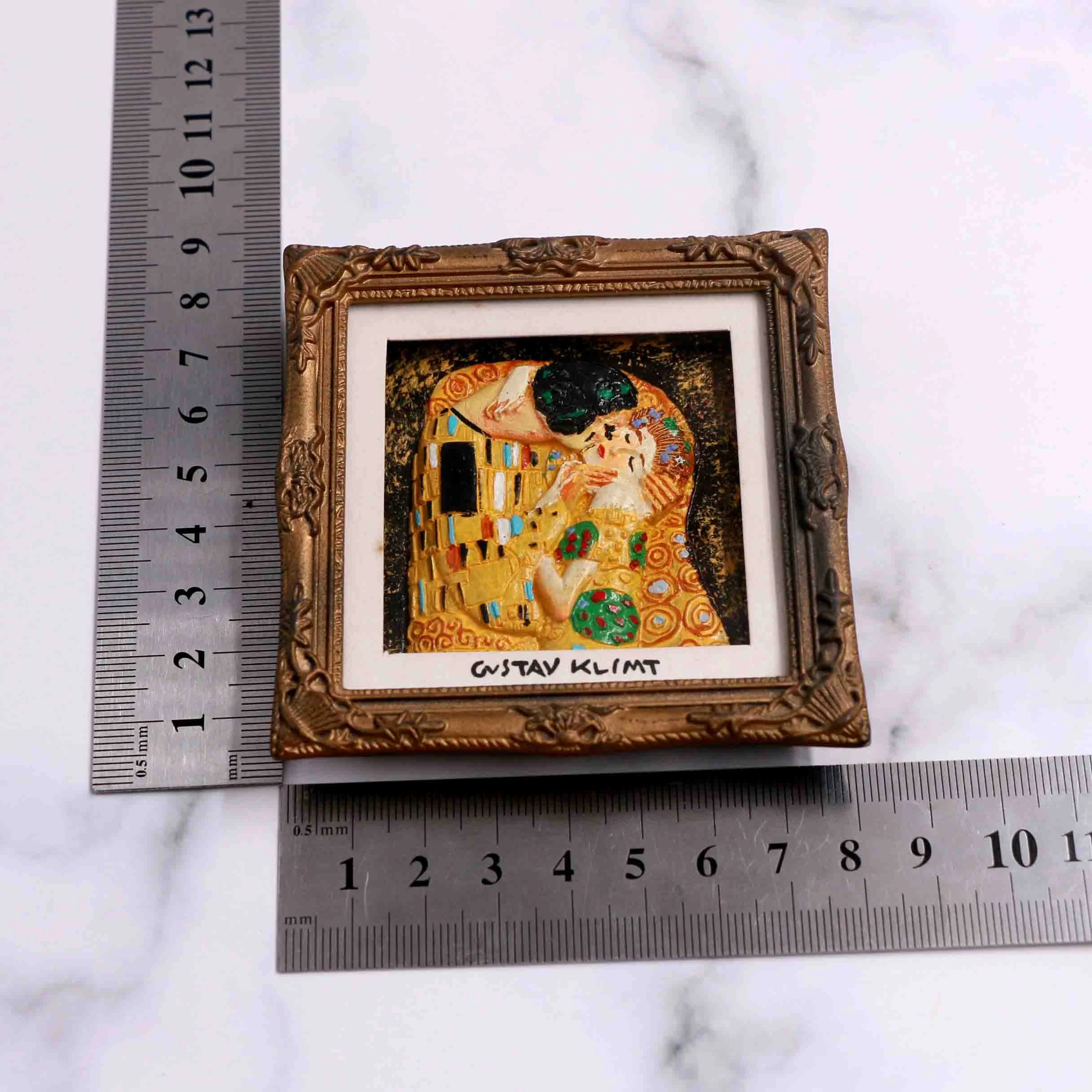 EW00099 Factory Cheap Custom Souvenir Photo Frames Fridge Magnet Van Gogh For Tourist