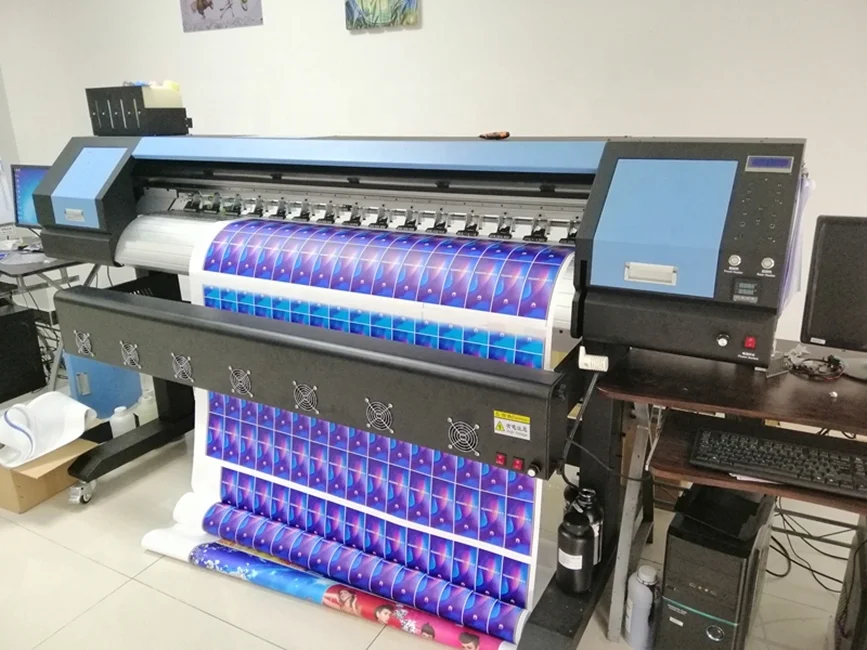 2019 Hot Selling Fortune 1.6m, 3.2m Large Format DX5 Print Head Eco Solvent Printer, Flex Banner Printer