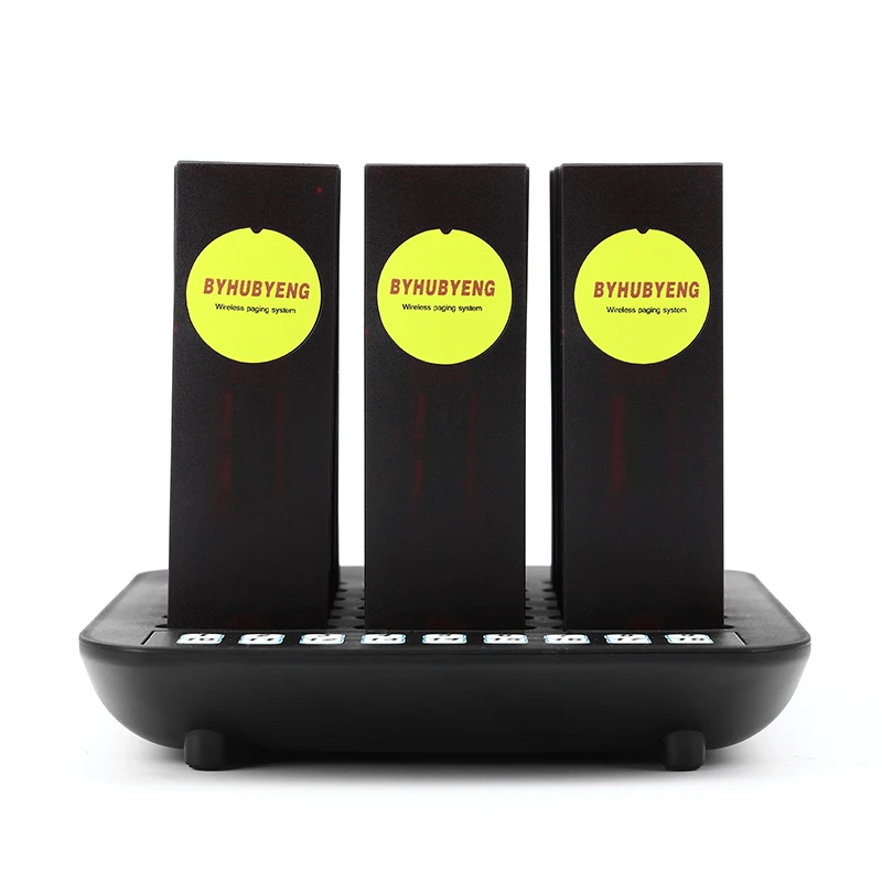 BYHUBYENG Restaurant pager system paging buzzer calling system queuing system restaurant buzzers