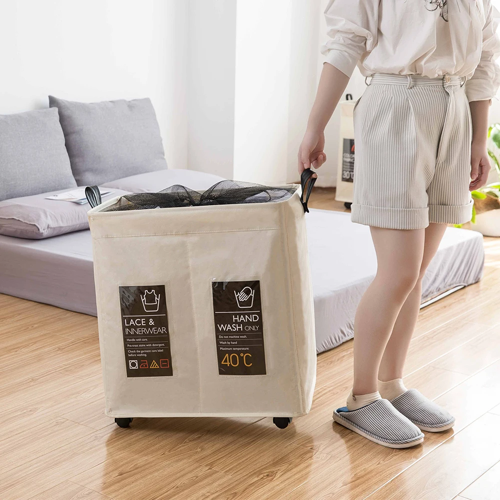 600D Polyester Unique Design Alternative Laundry Basket For Hotel Clothes Storage