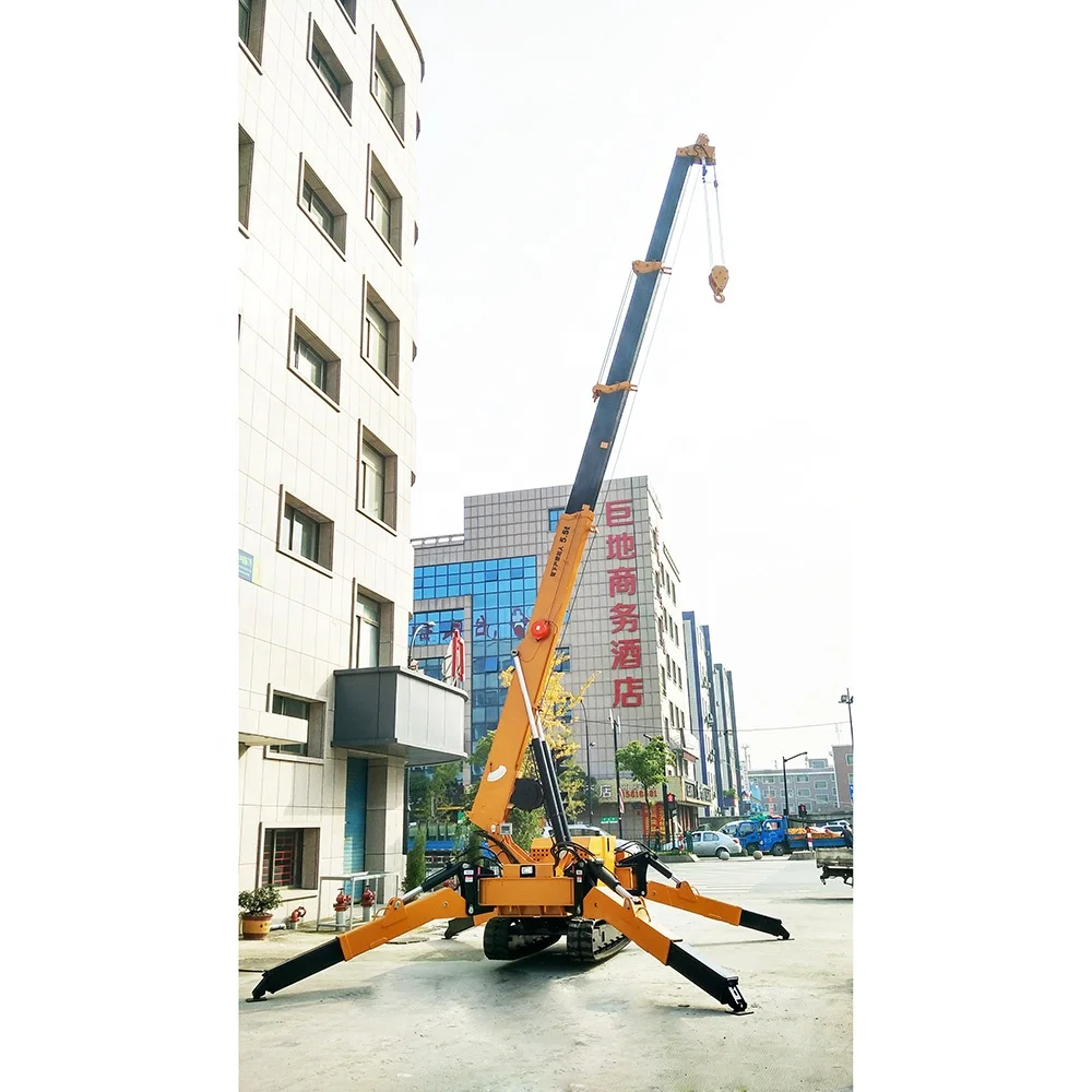 Beta Mini 5.5T Telescopic 16.9M Hydraulic Mobile Spider Crane