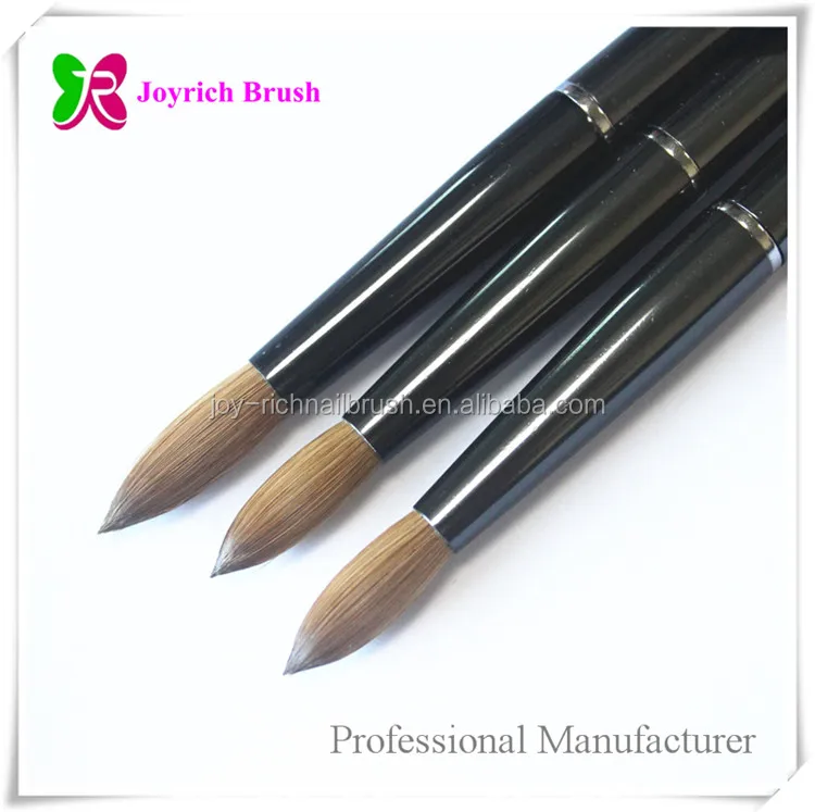 Customed LOGO or COLOR kolinsky brush personalised nail art brush supplies
