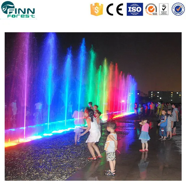 Indonesia government project beautiful musical dancing water fountain show