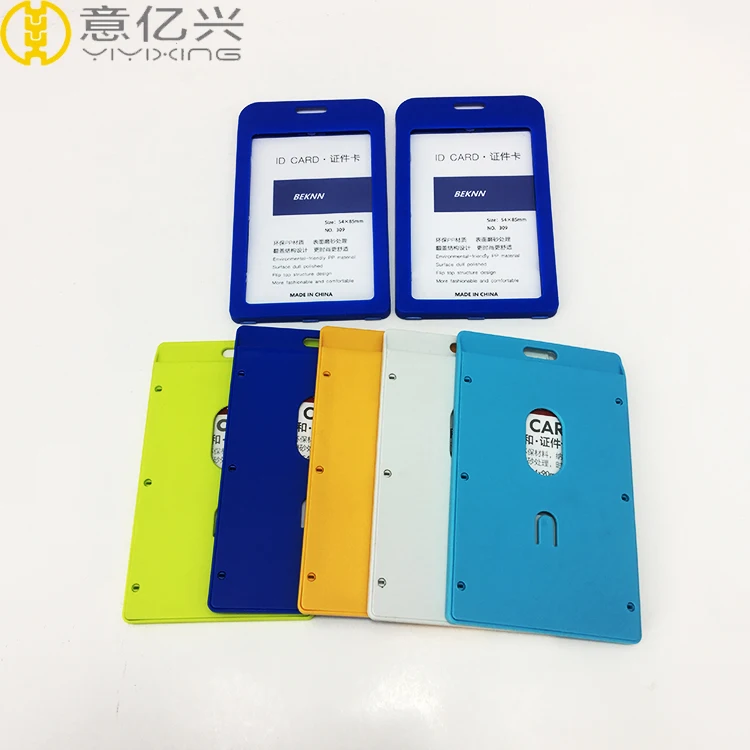 Bright color PP ID job driving license card holder