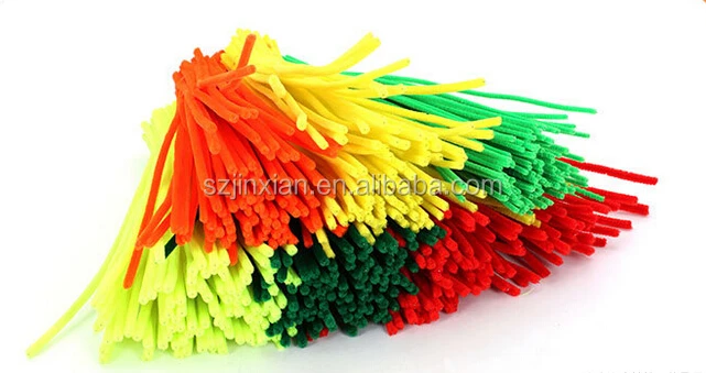 DIY pipe cleaner chenille stem jumbo loopy