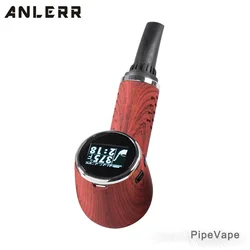 shenzhen Anlerr wholesale discreet pipevape shape electronic cigarette with packing dry herb full baked Unobstructed airflow