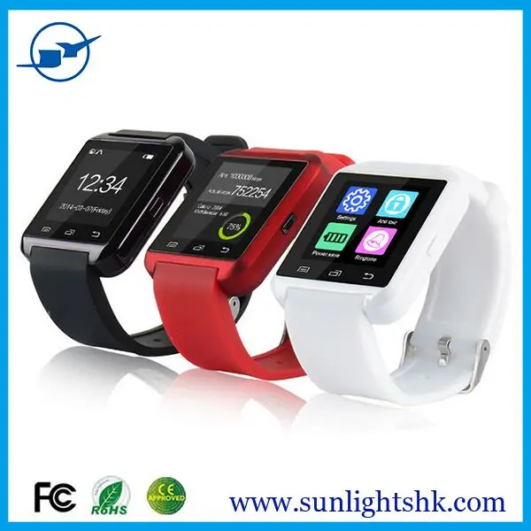 Рождественский подарок мода наручные часы андроид bluetooth U8 смарт часы