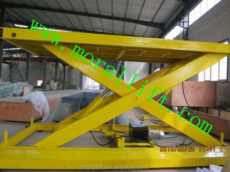 two cylinder hydraulic scissor lift car/3m lift height car lift