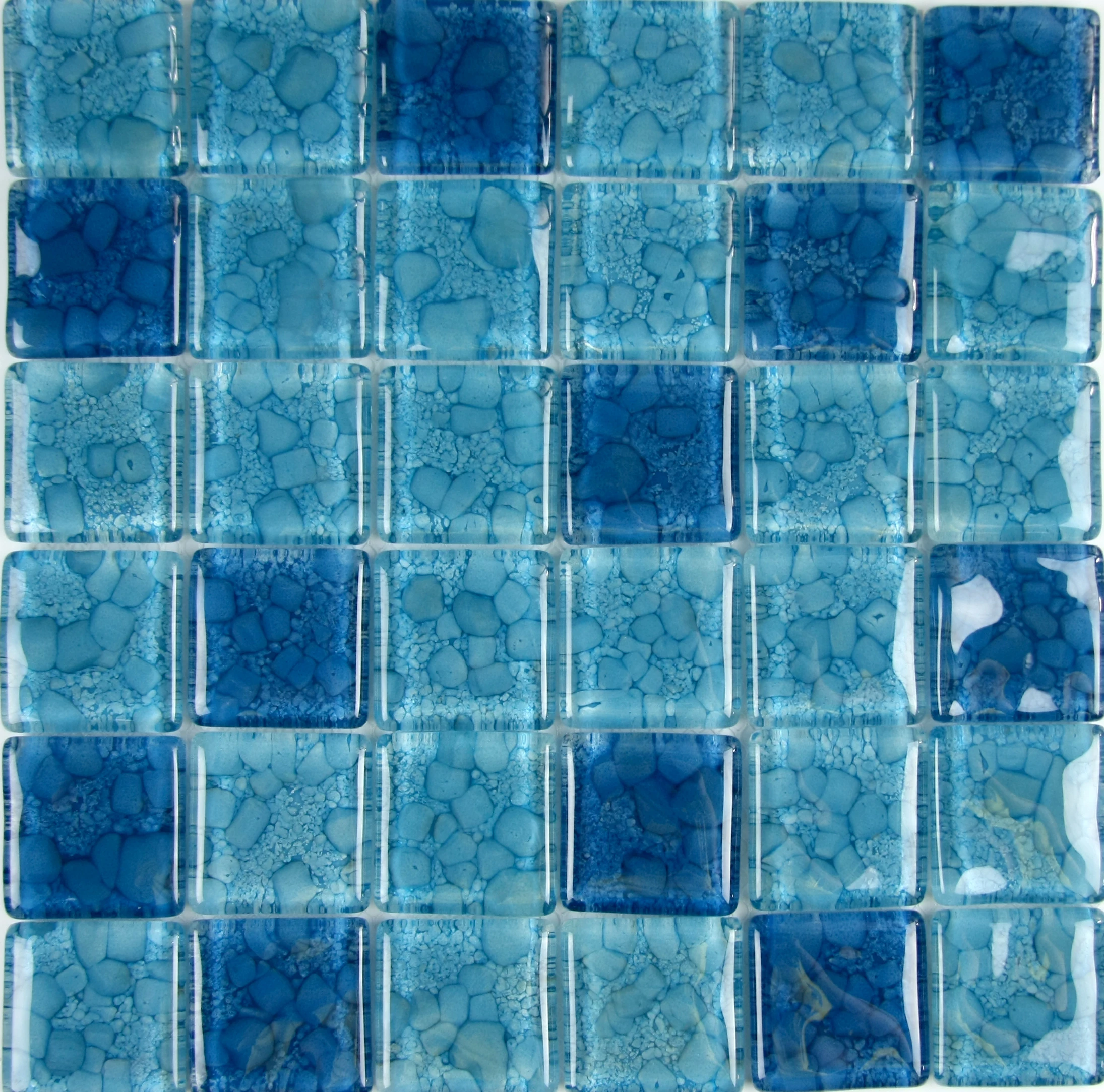 glass bubble mosaic tiles for swimming pool