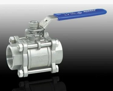 HIgh quality Flange Ball Valve SS Body Metal PTFE Seat Manual