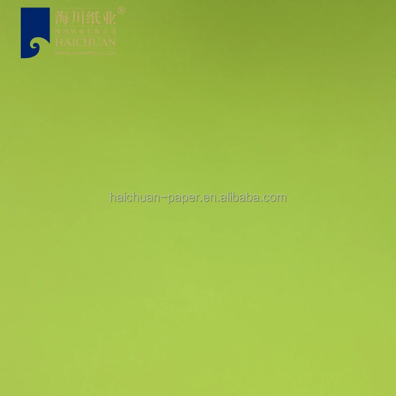 Вторичной переработки A4 размер Многоцелевой флуоресцентный зеленый бумаги