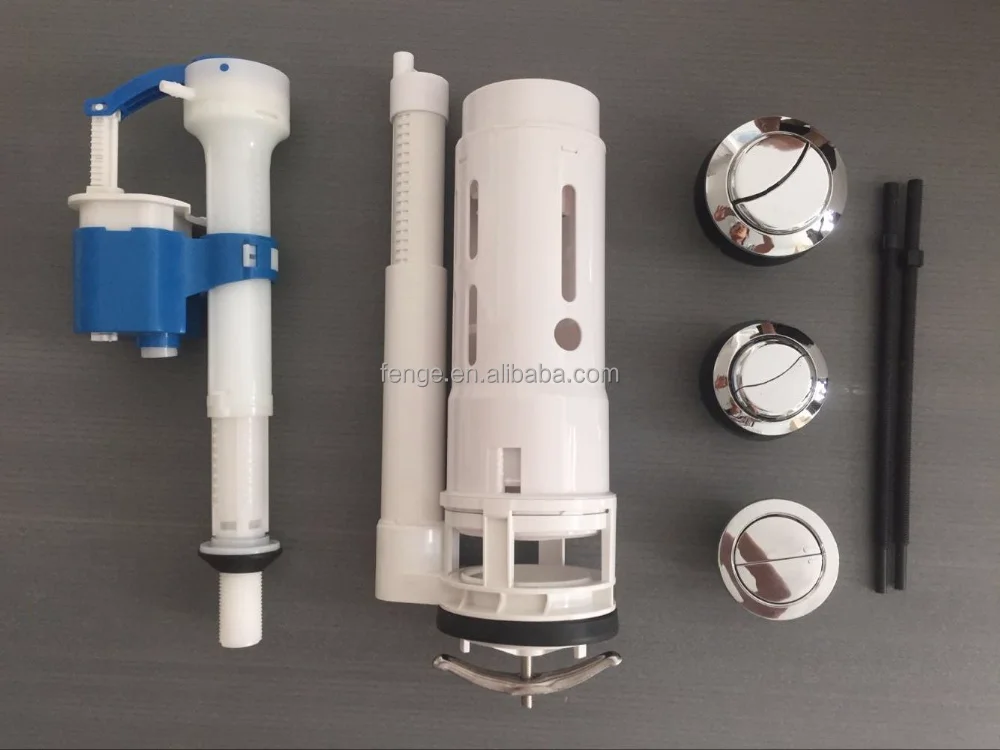 Sanitary Ware Spare Parts WC Toilet Parts Grey Color Flush Valve