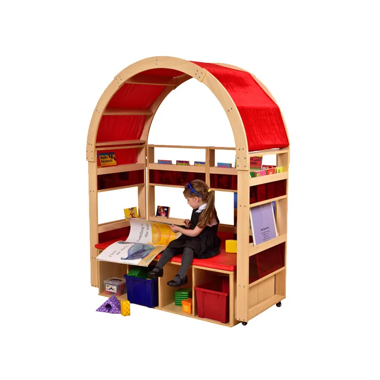 Современная мебель для детской комнаты, школы, библиотеки, деревянное хранилище для книг/набор полок для чтения