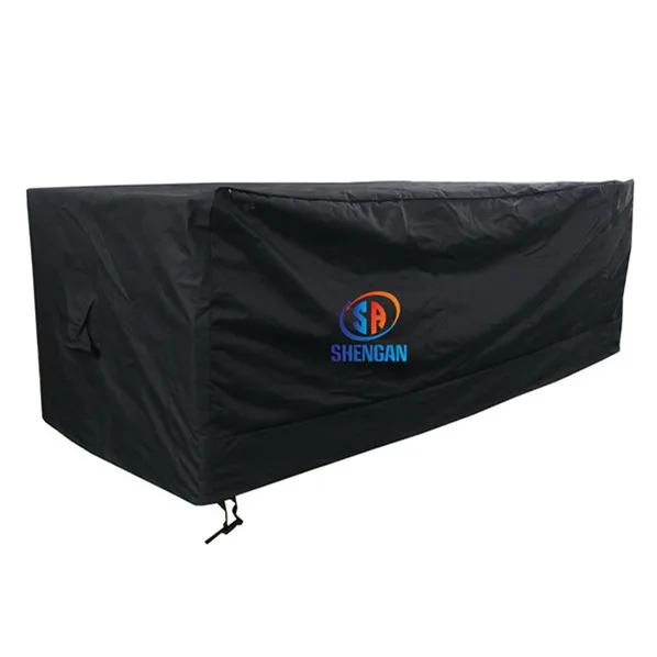 Прямоугольный чехол для садовой мебели, 600D ткань Оксфорд, уличный чехол для стола, водонепроницаемый, пылезащитный, УФ-защита