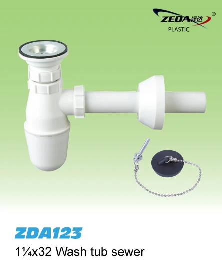 wash tub basin drainer bottle trap