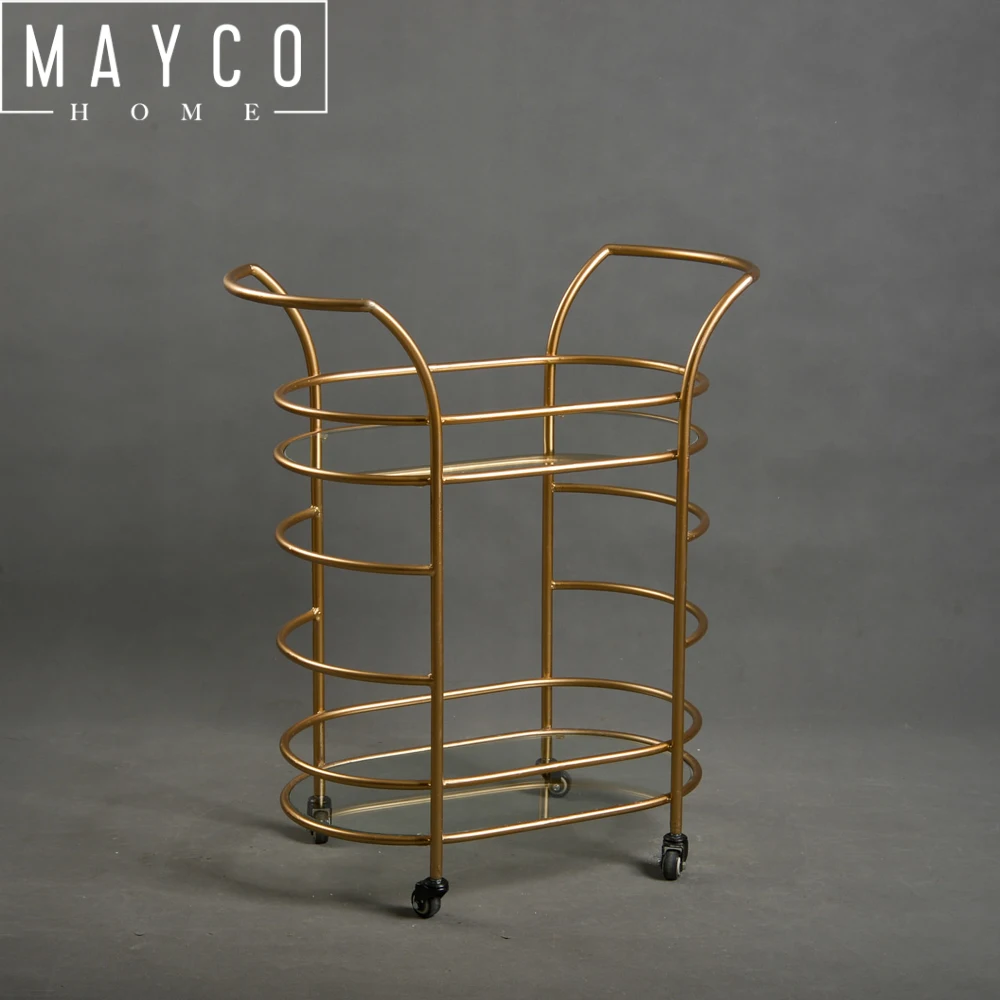Mayco Gold Bar Furniture,Acrylic Lucite Gold Bar Cart