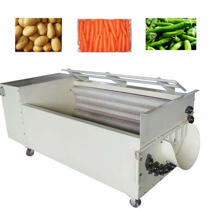 Convenient cassava washer and peeler fruit brush washing peeling machine fruit and vegetable brush washer