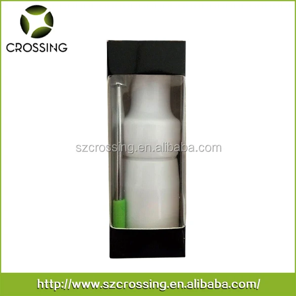 Wholesale Crossing DC dry herb ceramic atomizer no wick no coil ceramic heating chamber weed vaporizer for dry herb. accept OEM.