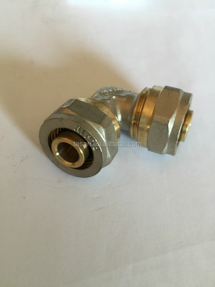 S6203 16x16 Brass copper 90 degree elbow pex pipe Fitting