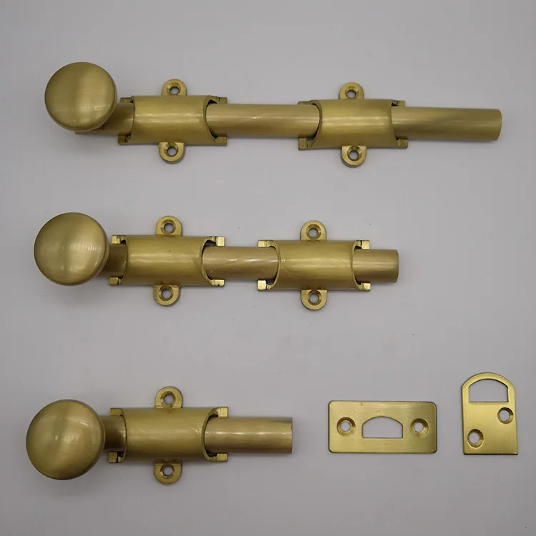 black brass  furniture hardware security door bolt Classical latch