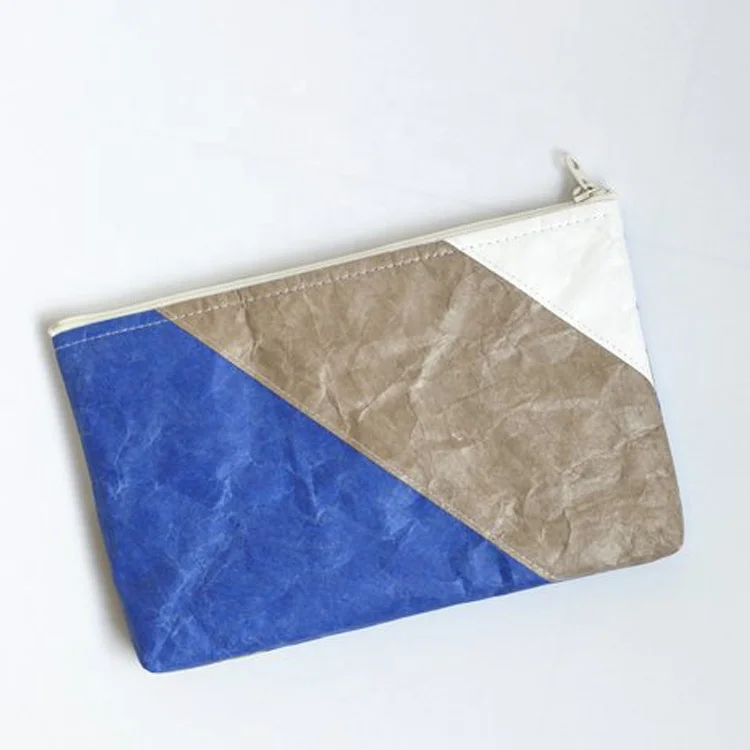 Promotion Washable Flap Paper Clutch Zipper Tyvek Wallet Coin Purse