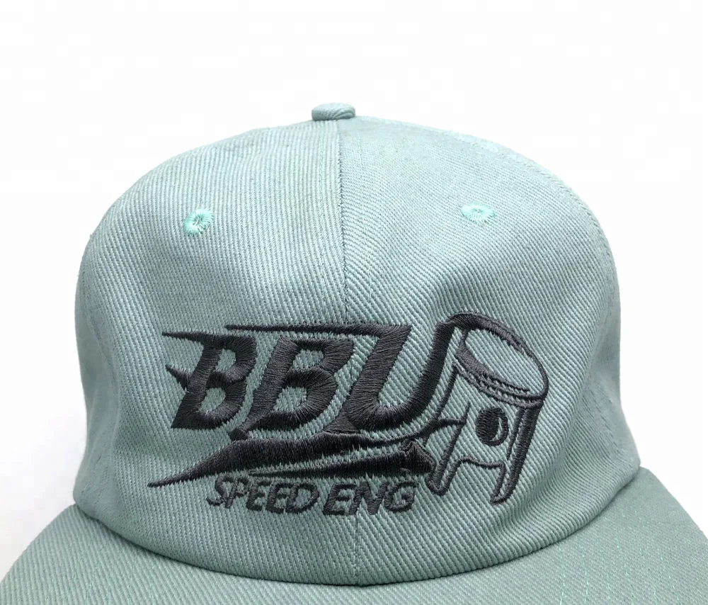 custom flat bill cotton twill unstructured snapback hat