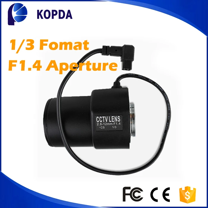 CS Mount варифокальным объективом с автоматической диафрагмой 2.8-12 мм мегапиксельной объектив камеры видеонаблюдения
