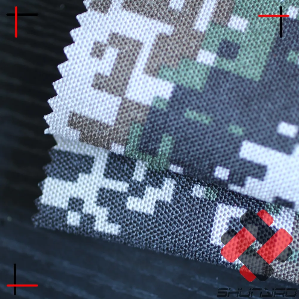 camouflage 900d polyester cordura fabric waterproof