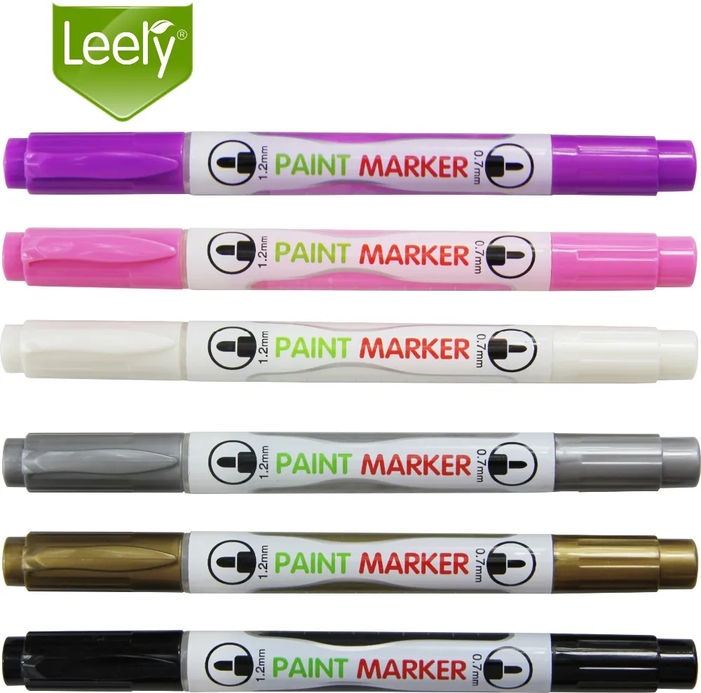 0050W 12pcs waterproof drawing graffiti art acrylic paint marker pens set