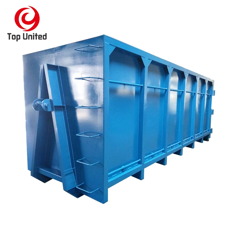Waster collection roll on roll off hook lift container hook lift bin