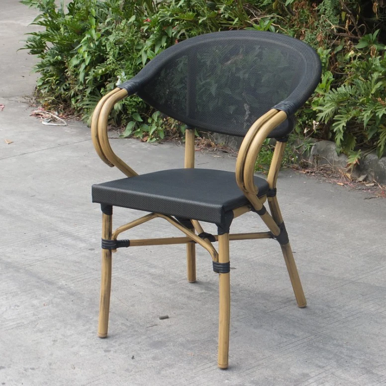 Уличная бамбуковая садовая дешевая мебель для террасы обеденный концертный стул