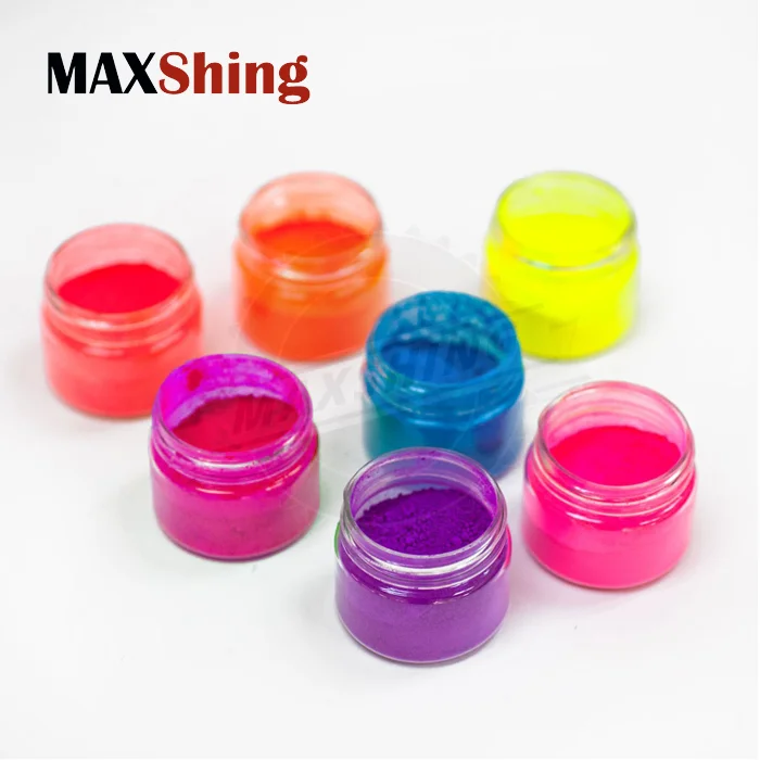 Горячая продажа цветной пигмент порошковое покрытие картина неоновые флуоресцентные пигменты
