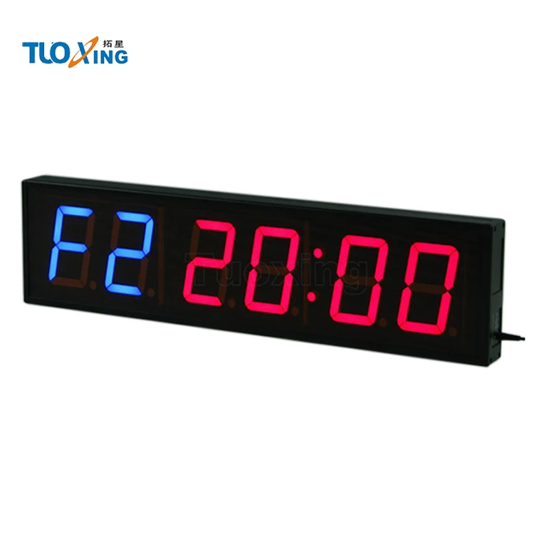 Сверхяркие рекламные щиты, 4 дюйма 6-значный 7-сегментный светодиодный дисплей для таймер обратного отсчета