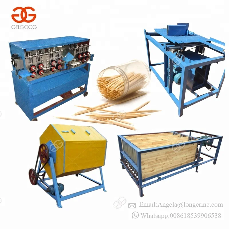 Factory Price Automatic Skewer Agarbatti Incense Stick Maker Tooth Pick Production Line Making Bamboo Bbq Stick Machine for Sale