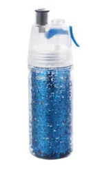 Glowing Misting Insulated Water Bottle, Portable Outdoor Leak-Proof Spray Moisturizing Cooling Sports Bottle Hand Cup