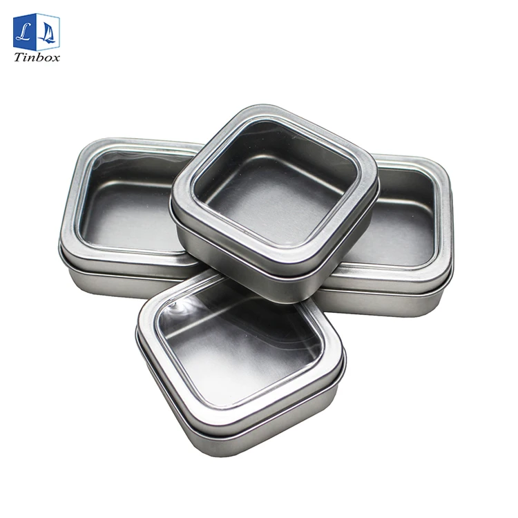 new 2019 trending product China Factory Cute Metal Small Square Tin Box
