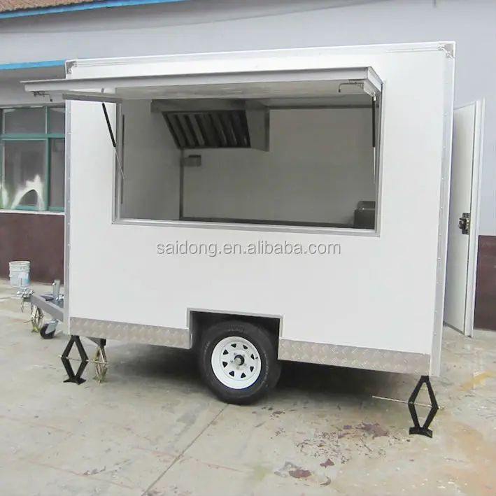 Newly design Mobile Electric catering trailer/hot dog cart for sale
